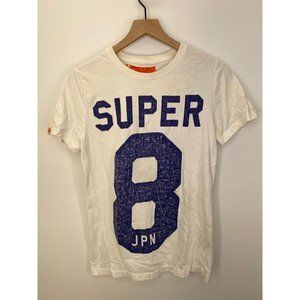 Superdry Crew Neck Short Sleeve Tee Shirt White S